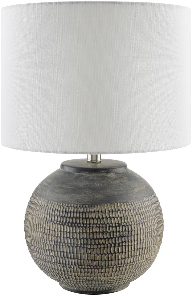 Pylon  Glazed 21"H x 14"W x 14"D Accent Table Lamp