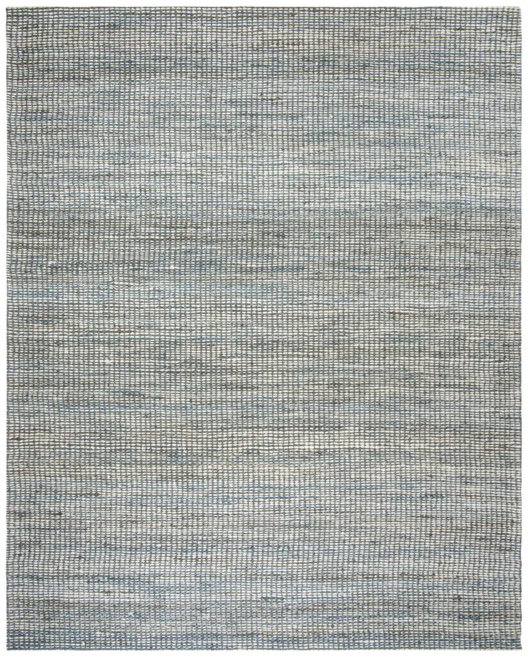 Arlo Home Hand Loomed Area Rug, MRB303M, Blue/Ivory,  8' X 10'