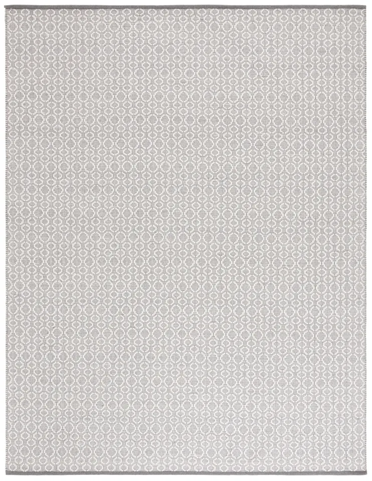 Safavieh Couture Vermont Collection Flat Weave Area Rug, Grey / Ivory, 8' x 10'