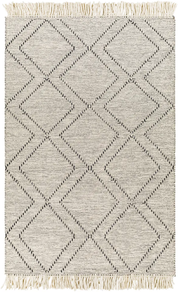 Uttar Beige Indoor 5' x 7'6" Handmade Rug