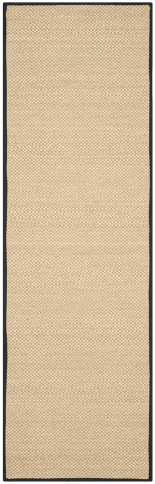 Arlo Home Woven Area Rug, NF141A, Maize/Black,  2' 6" X 8'