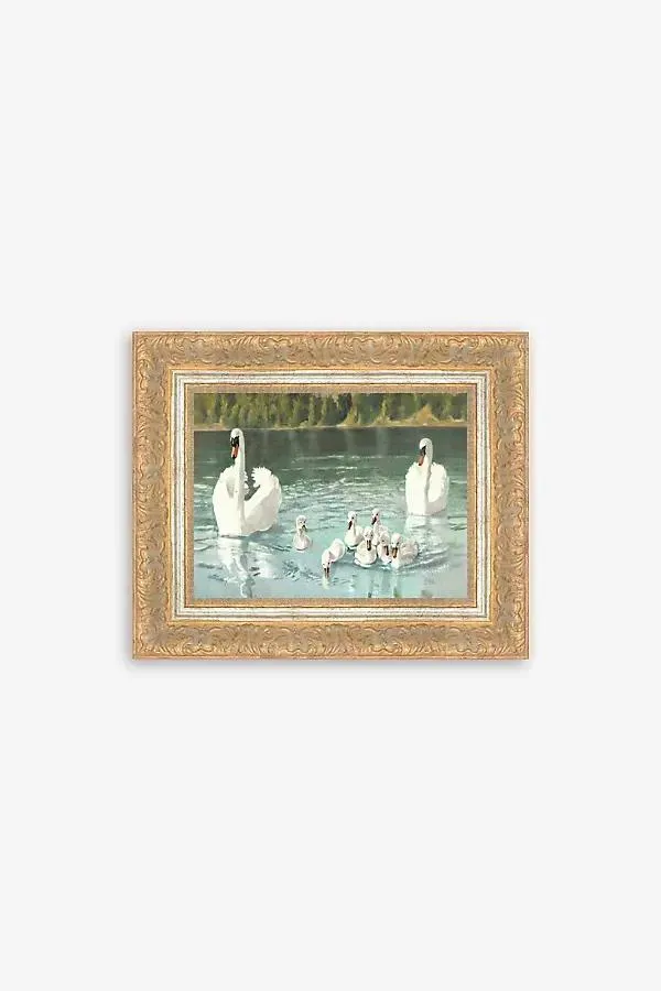 Swan Family Wall Art