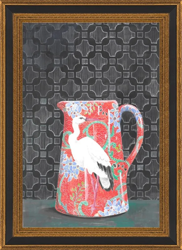 Red Vase by Miri Eshet for Artfully Walls