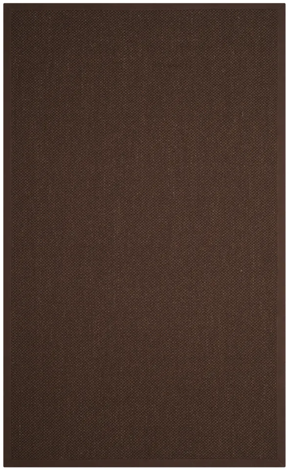 Arlo Home Woven Area Rug, NF133D, Chocolate/Dark Brown,  8' X 10'