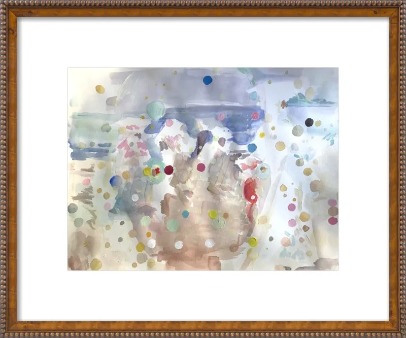 Beach scene (from memory)  by Hannah Dean for Artfully Walls