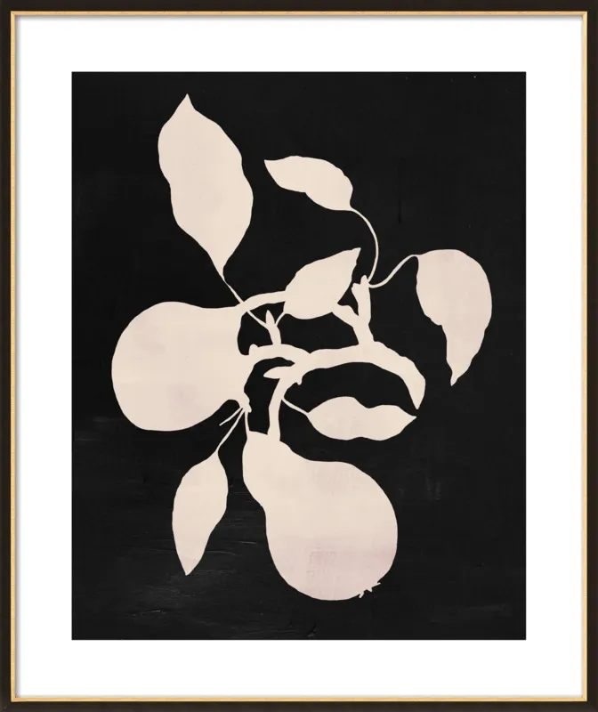 pears black and white by Ruti Shaashua for Artfully Walls