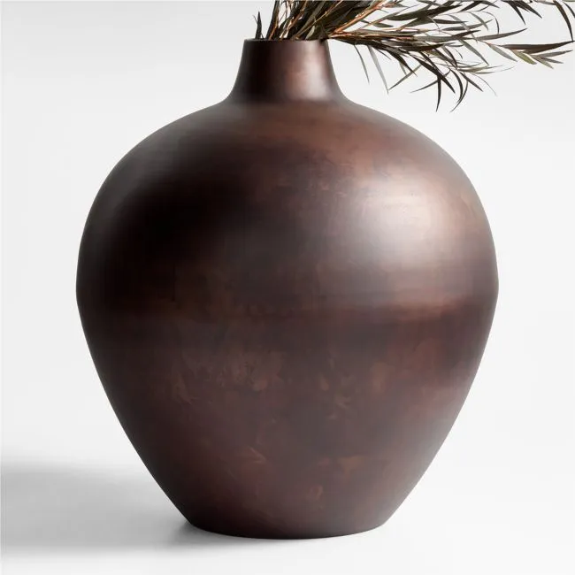 Apone Large Iron Vase 18"