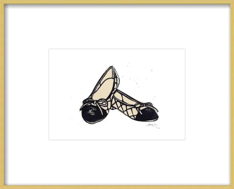 Chanel Ballet Flats by Anna See for Artfully Walls