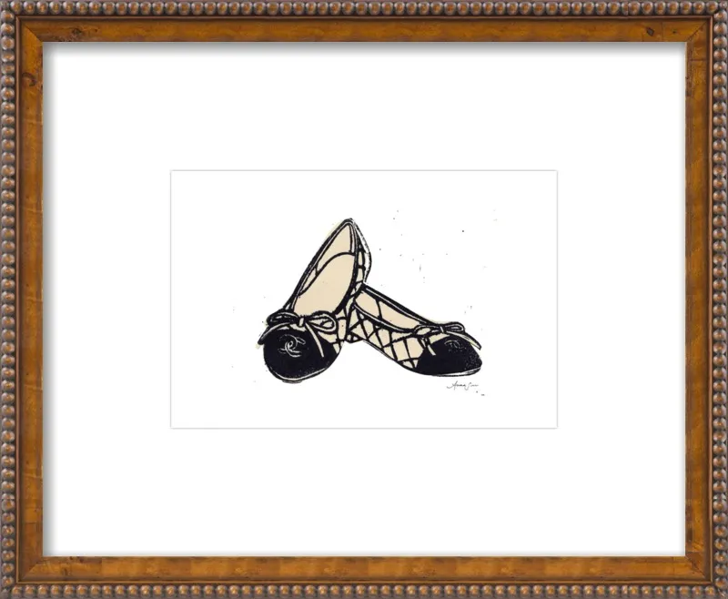 Chanel Ballet Flats by Anna See for Artfully Walls
