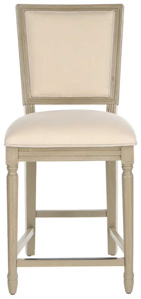 Buchanan Rectangle Counter Stool, Set Of 2 - Light Beige