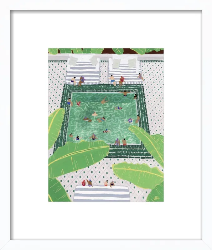 Green Riad by Joanne Ho for Artfully Walls