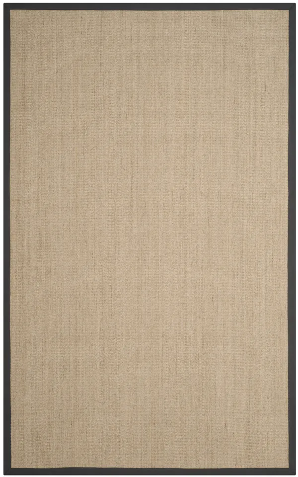 Arlo Home Woven Area Rug, NF131B, Natural/Dark Grey,  4' X 6'