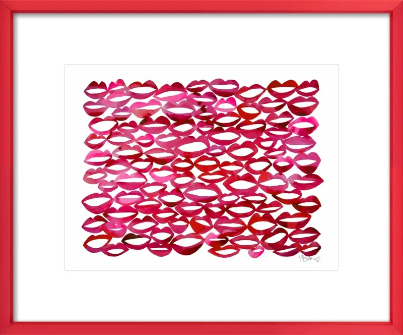 Juicy Lips by Kate Roebuck for Artfully Walls