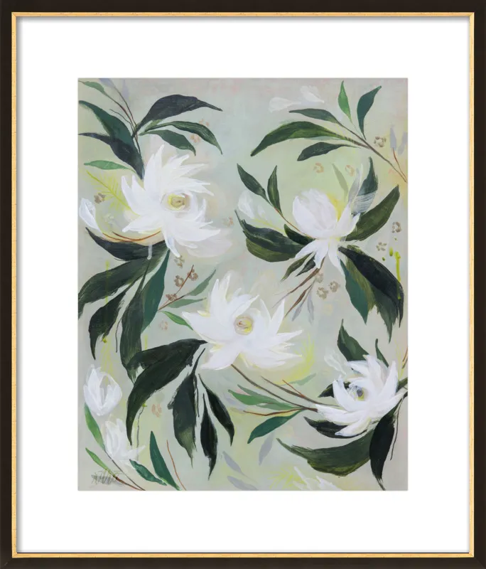 White Gardenia by Rachel Roe for Artfully Walls