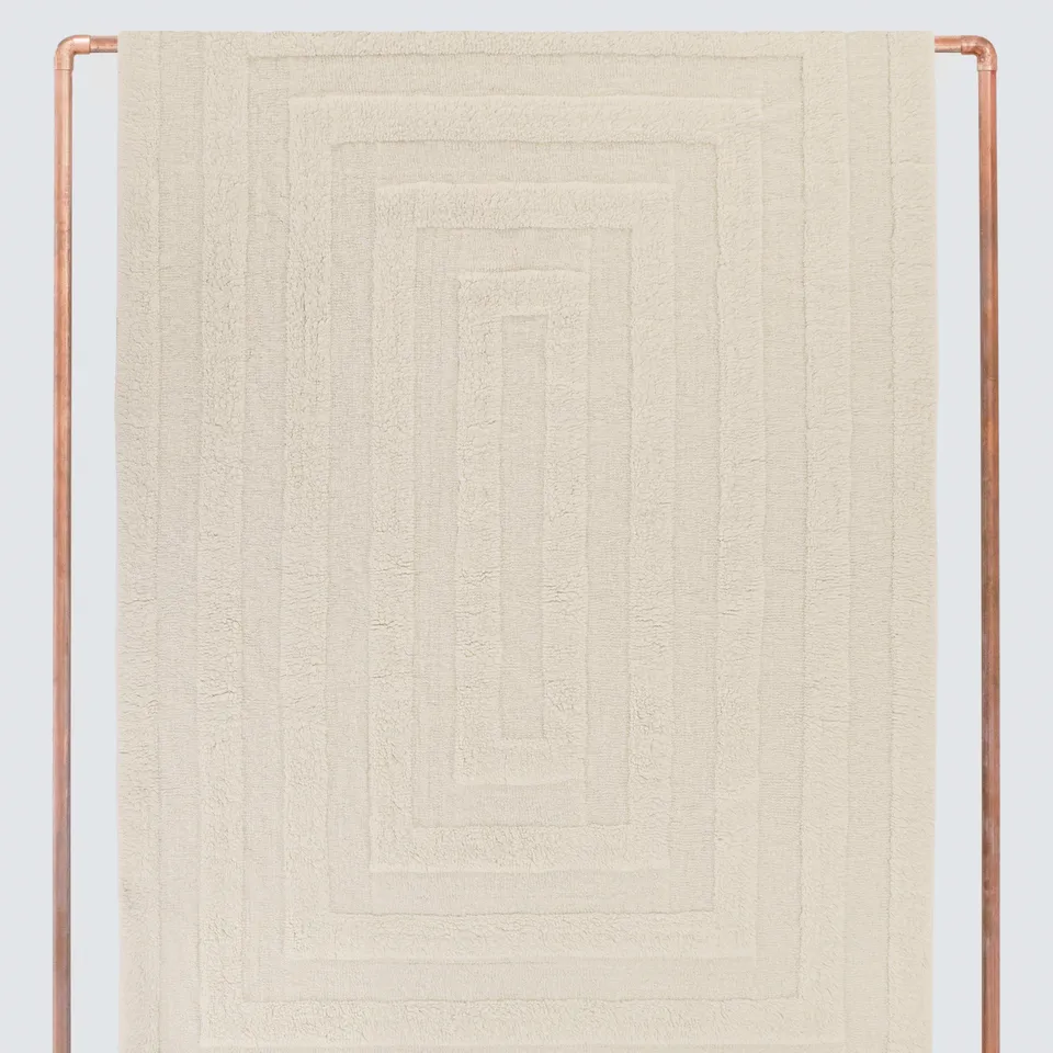 The Citizenry Aayat Washable Area Rug | 8'x10' | Ecru