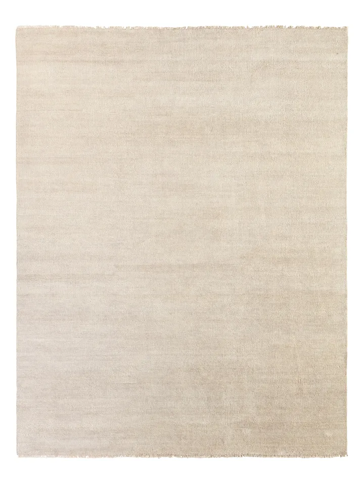 Origin Handknotted Solids/Textures Ivory Area Rug (13'x18')