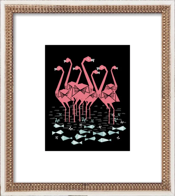 Flamingos by Andrea Lauren for Artfully Walls