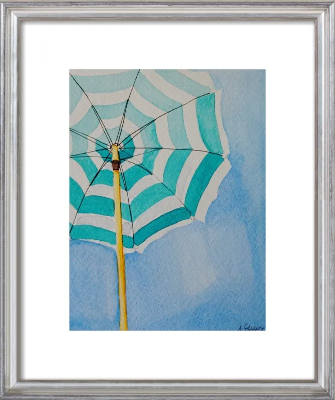 Stripes (Beach Umbrella Series) by Jen Scully  for Artfully Walls