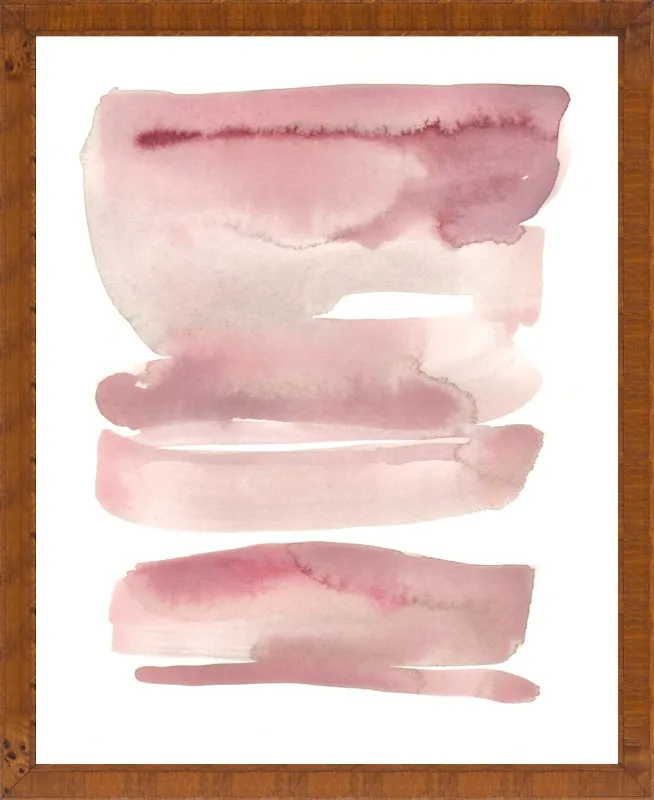 pink waves by Kelly Witmer for Artfully Walls