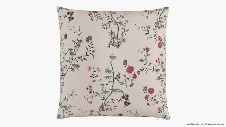 Throw Pillow Cover 26", Multi Bamboo Garden, 26" x 26"