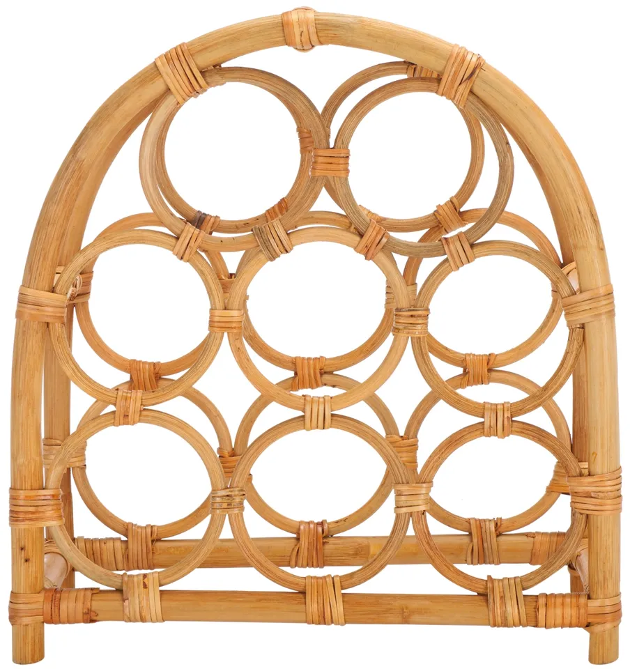 Wilda Rattan Wine Rack - Natural
