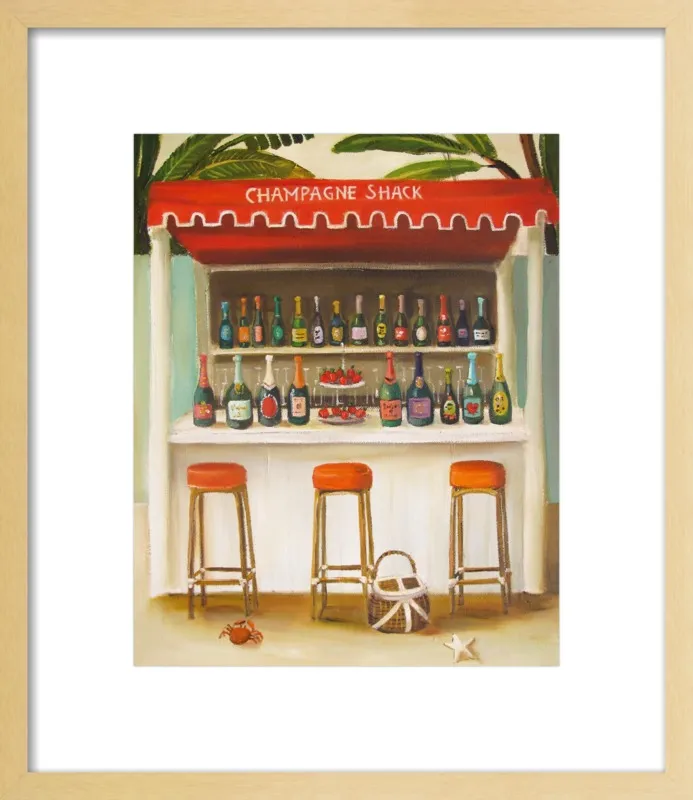 Champagne Shack by Janet Hill for Artfully Walls