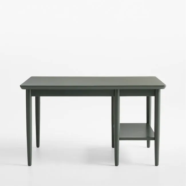 Hampshire Olive Green Wood Kids Play Table with Storage