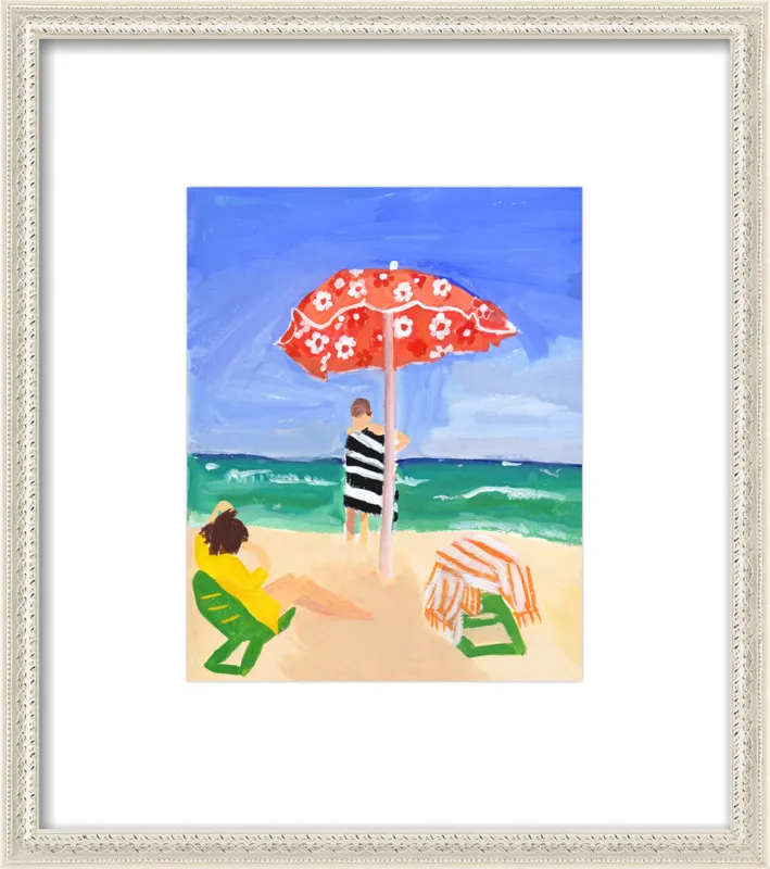 Italian Beach Umbrella by Jackie Mancuso for Artfully Walls