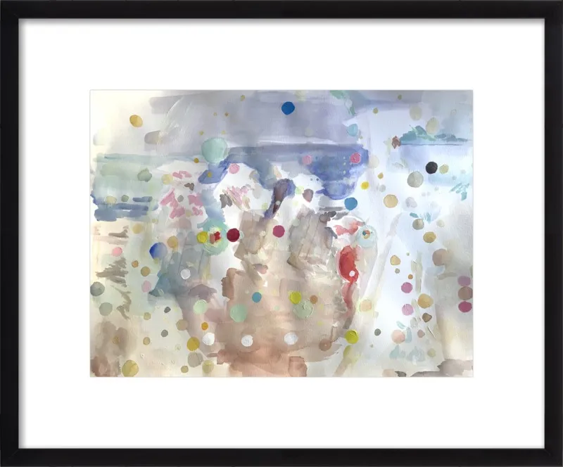 Beach scene (from memory)  by Hannah Dean for Artfully Walls