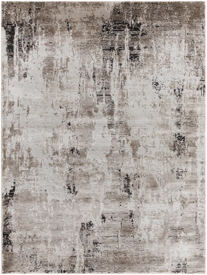 Montana White Indoor 5'3" x 7' Machine Woven Rug