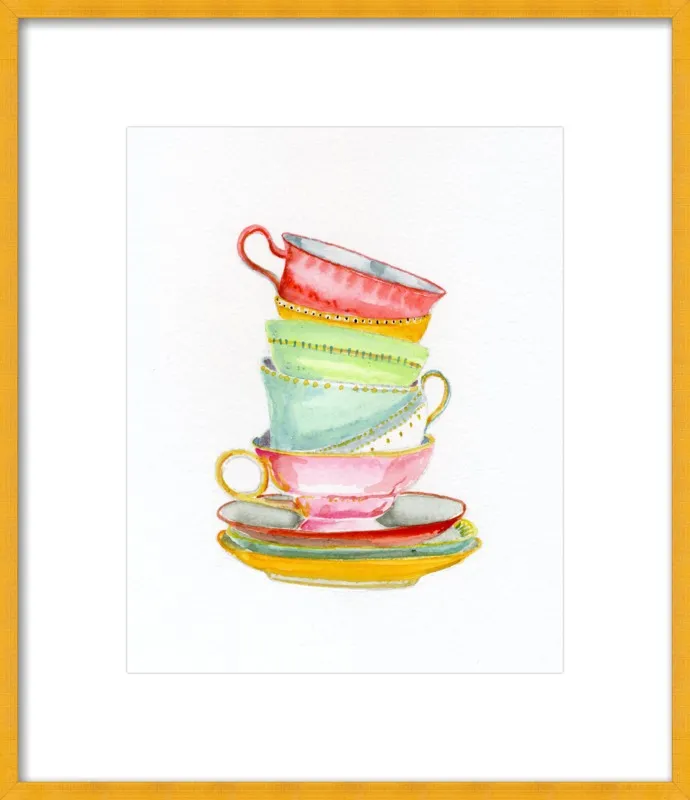 Teacups by Miri Eshet for Artfully Walls