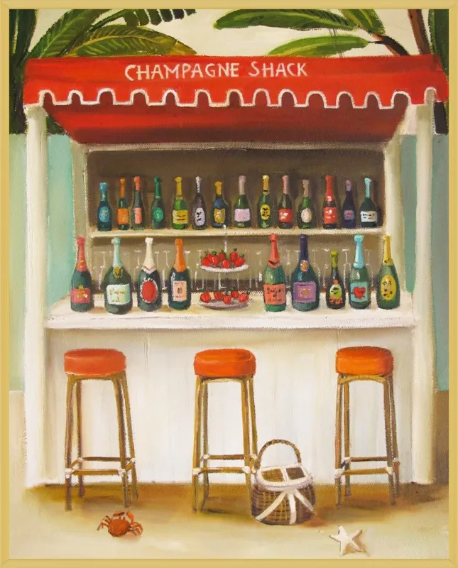 Champagne Shack by Janet Hill for Artfully Walls