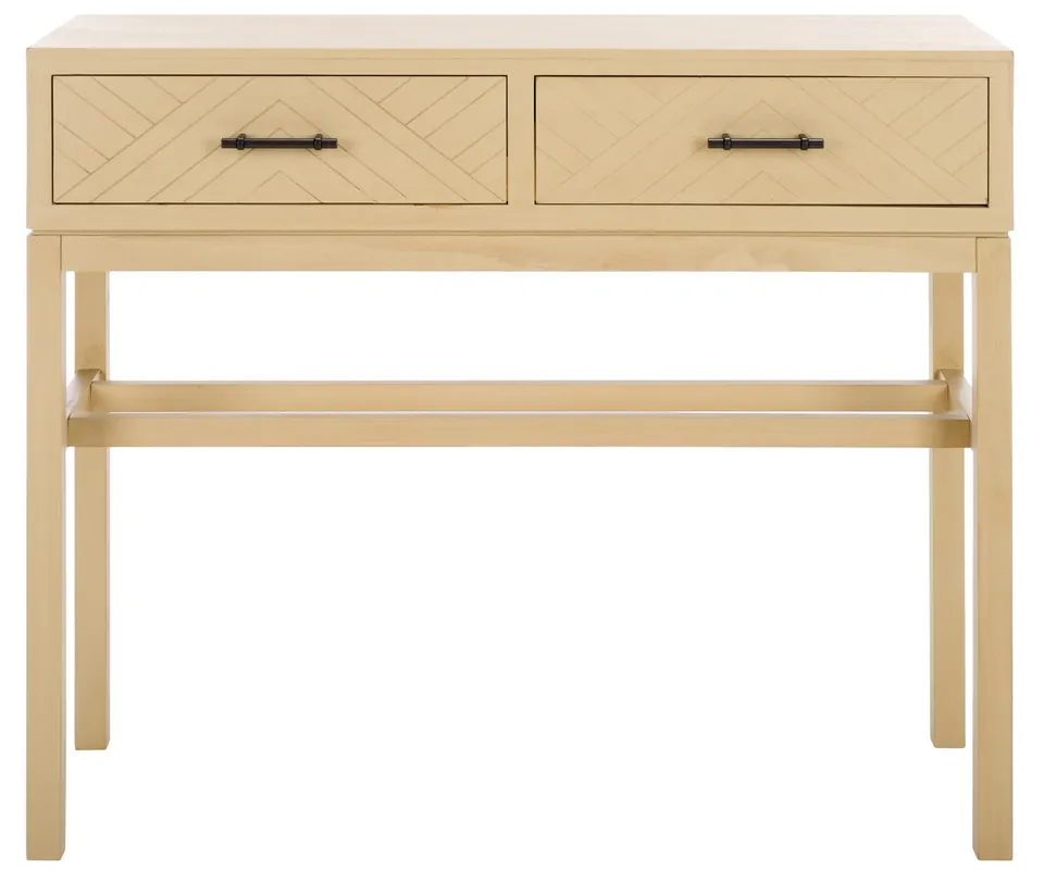 Ajana 2 Drawer Console Table - Natural