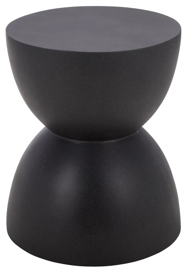 Tina Hourglass Accent Table - Black