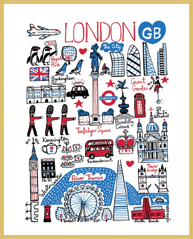 London by Julia Gash for Artfully Walls