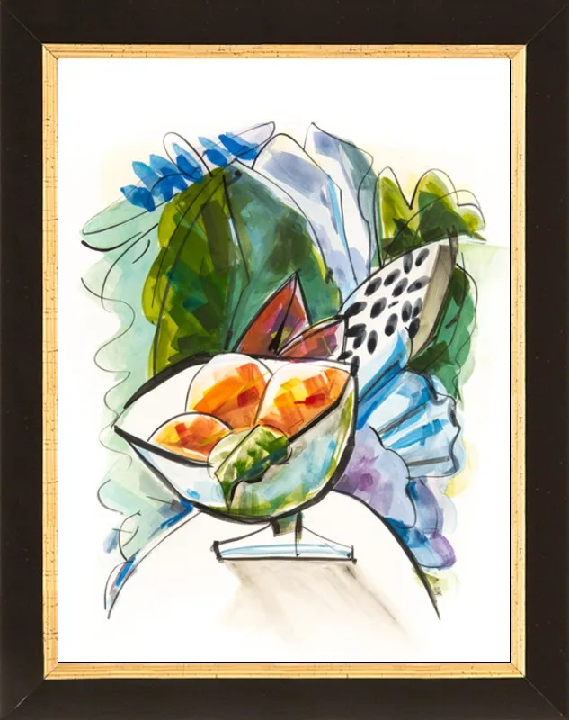 Still life with oranges by Becky Aubry for Artfully Walls