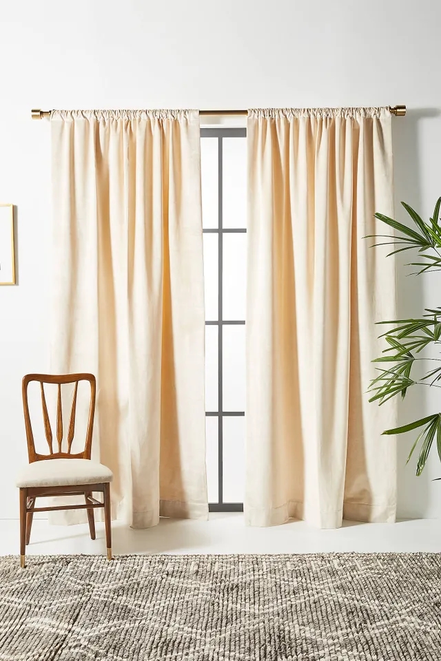 Velvet Slub Blackout Curtain