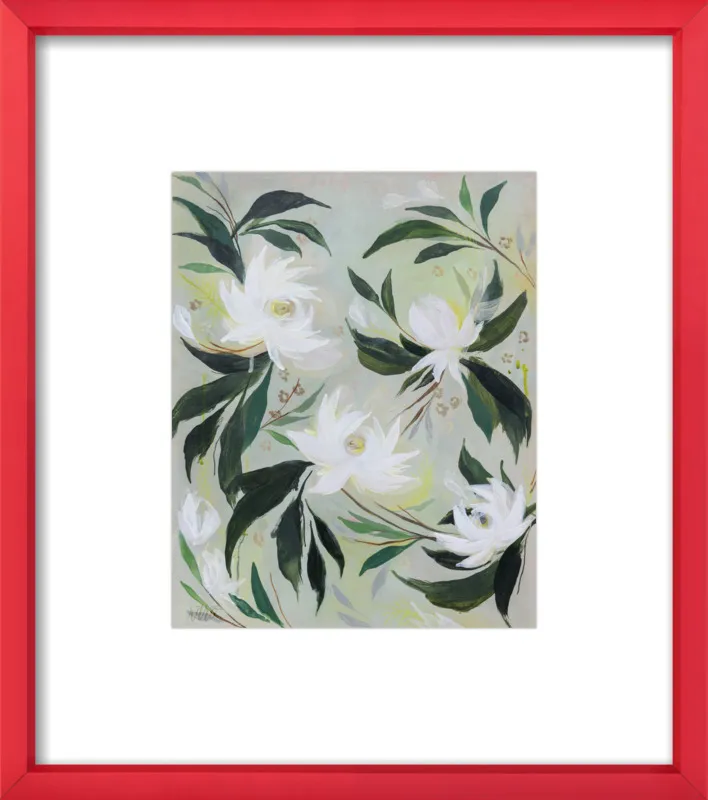 White Gardenia by Rachel Roe for Artfully Walls