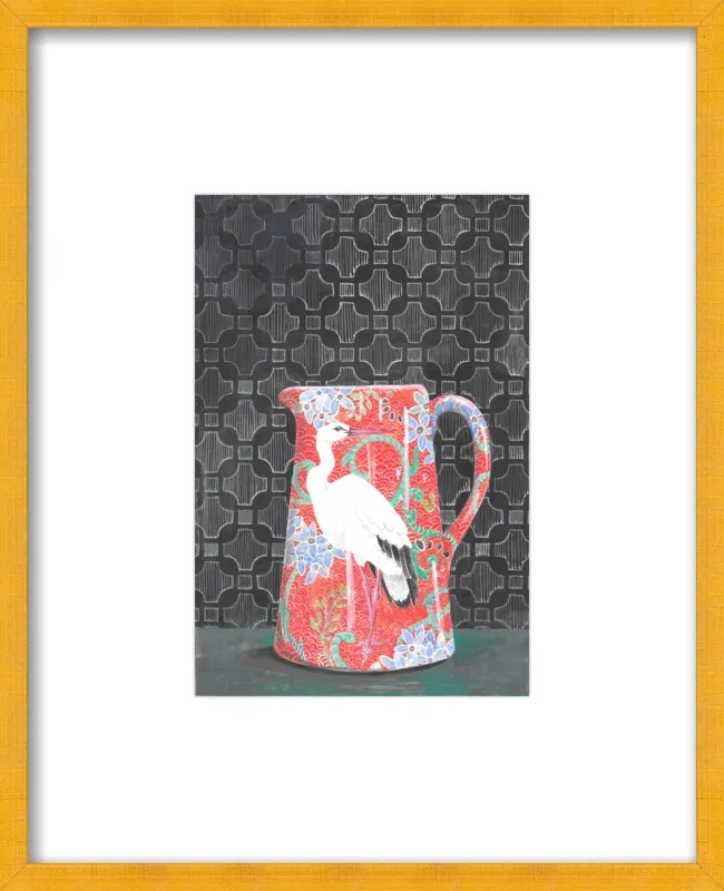 Red Vase by Miri Eshet for Artfully Walls
