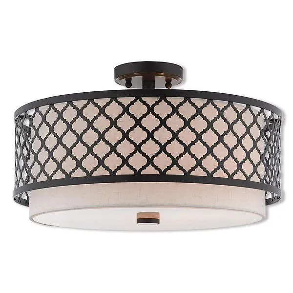 Jordaine Semi Flushmount