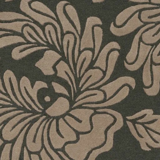 Athena Brown Indoor 9' x 12' Handmade Rug