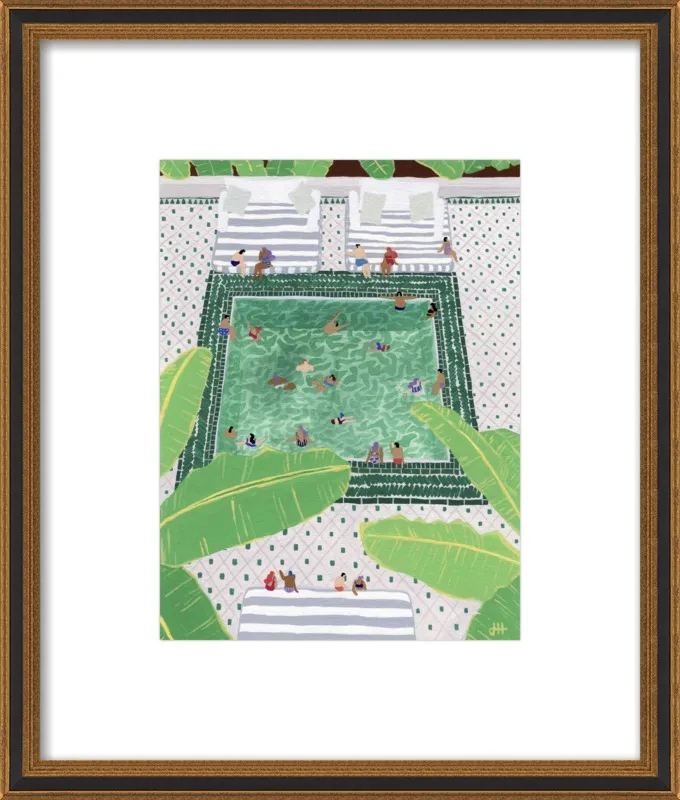 Green Riad by Joanne Ho for Artfully Walls