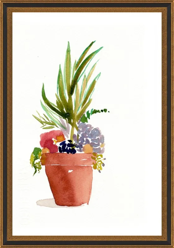 Succulent Garden by Christine Lindstrom for Artfully Walls