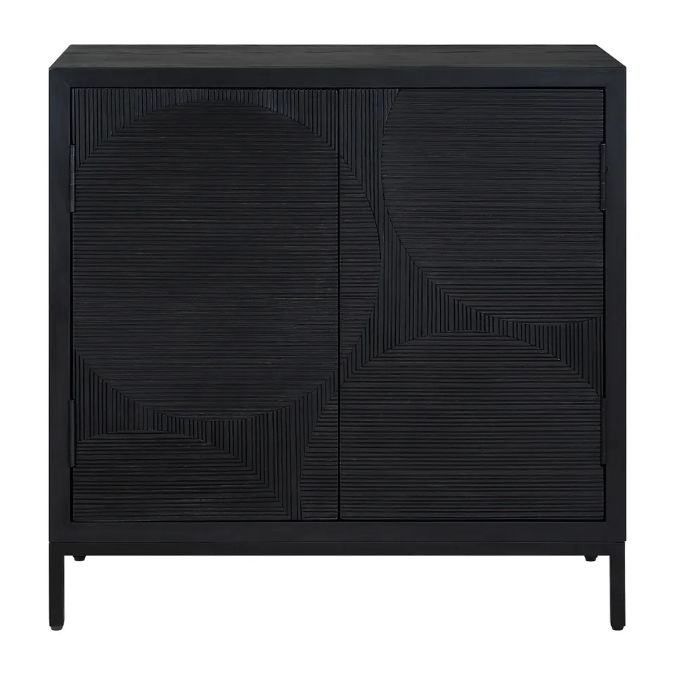 Beswick Black 2 Door Cabinet