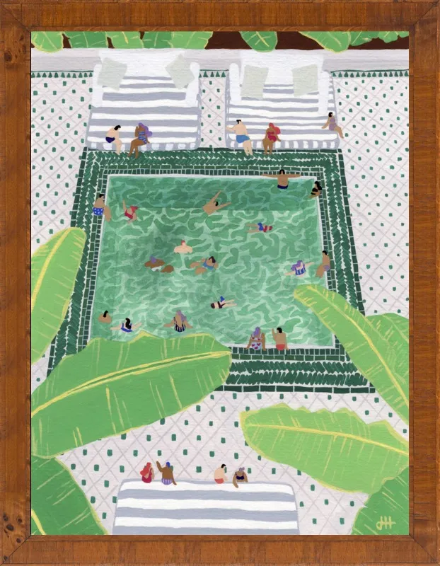 Green Riad by Joanne Ho for Artfully Walls