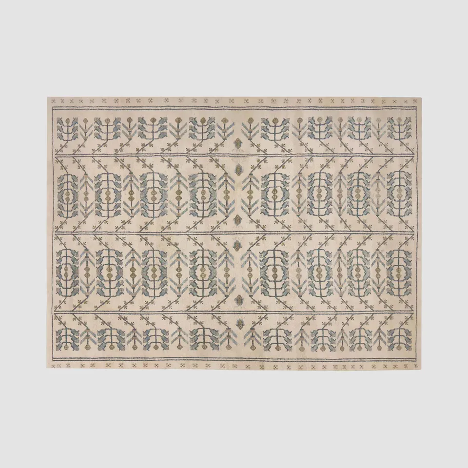 The Citizenry Astrid Hand-Knotted Area Rug | 8' x 10' | Blue