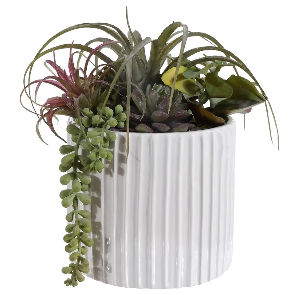 Safavieh Faux 9.45" Potted Mixed Succulent