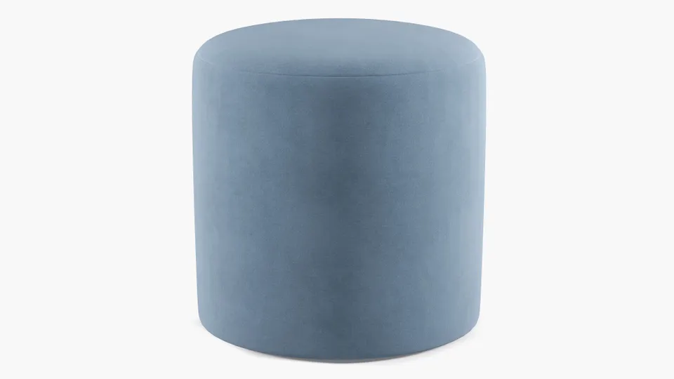 25% OFFThe InsideDrum Ottoman, Ocean Classic Velvet$389 $291.75Limited Time Offer | Price as Marked