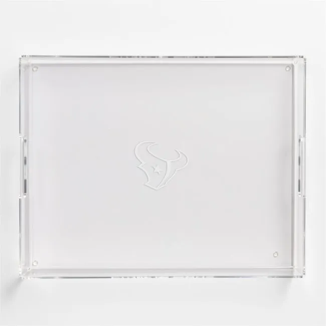 NFL Houston Texans Large Rectangle Acrylic Decorative Tray