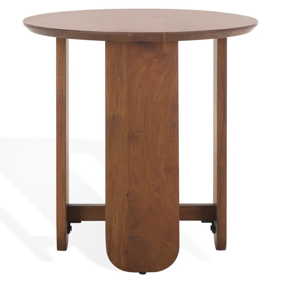 Raybelina Round Accent Table - Walnut